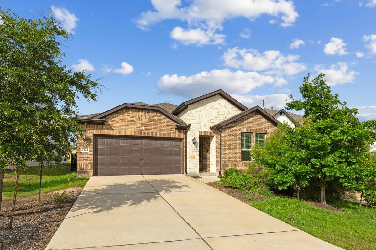 View 1404 Castalo LN in Travisso 1404 Castalo LN - front exterior - Luxury home in Travisso, Leander, TX