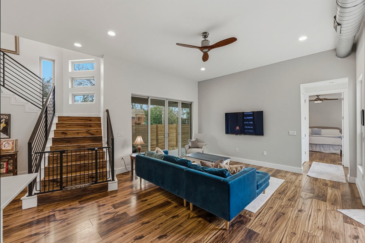 Primary bedroom at 1405 Camelot Cir Unit #A - 3 bed 2 bath home