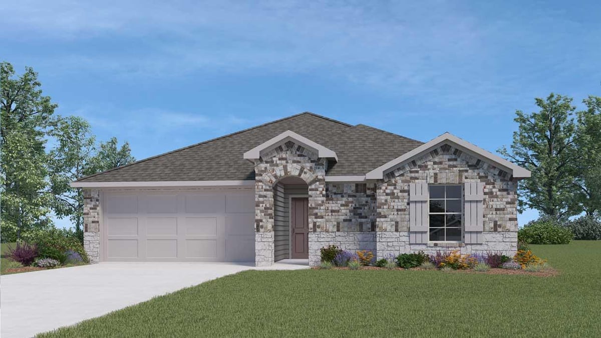 View 1407 Cordus Jackson Jr LN in Victory Ranch 1407 Cordus Jackson Jr LN - front exterior - Luxury home in Victory Ranch, Killeen, TX