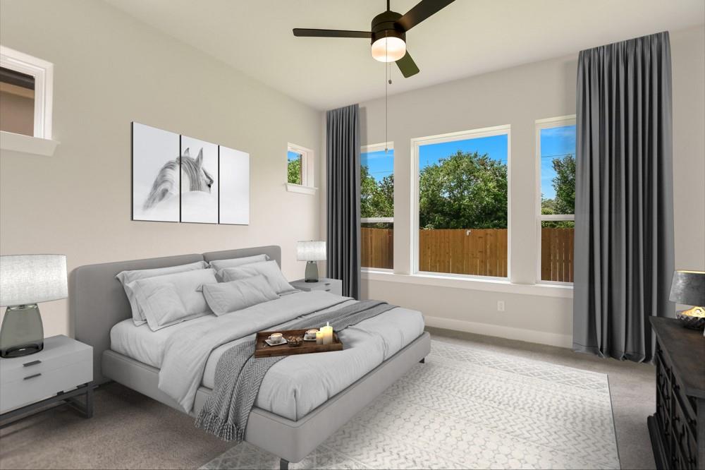Primary bedroom at 1408 Hartley Dr - 4 bed 3 bath home