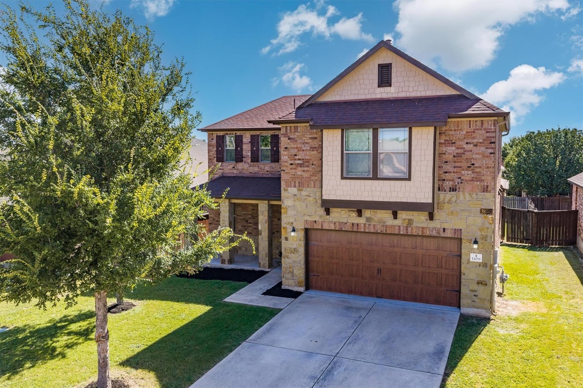 View 1408 Reklaw LN in Mason Hills 1408 Reklaw LN - front exterior - Luxury home in Mason Hills, Leander, TX