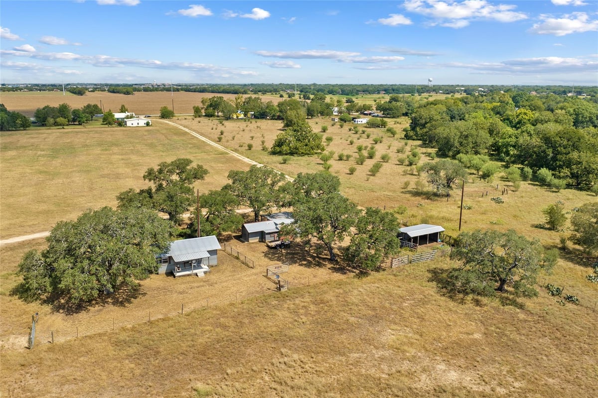 View 1408 State Park Rd in see legal 1408 State Park Rd - front exterior - Luxury home in see legal, Lockhart, TX