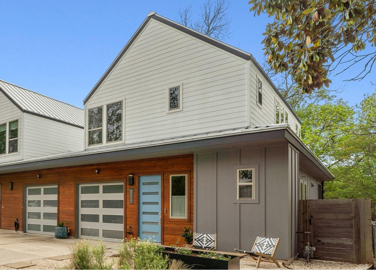 View 1409 Alegria RD Unit #B in Violet Crown Heights Sec 2 Residence 1409 Alegria RD Unit #B - front exterior - Luxury home in Violet Crown Heights Sec 2 Residence, Austin, TX