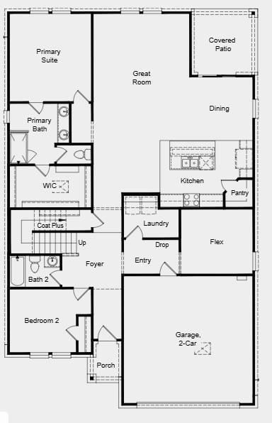Living area at 14109 Axel Johanson Dr - 4 bed 3 bath home