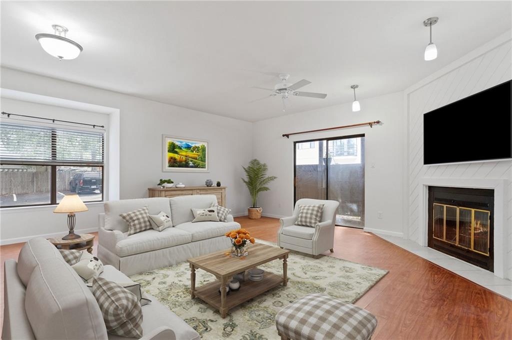 View 1411 Norwalk Ln Unit #101 in Norwalk Square Condo 1411 Norwalk Ln Unit #101 - front exterior - Luxury home in Norwalk Square Condo, Austin, TX