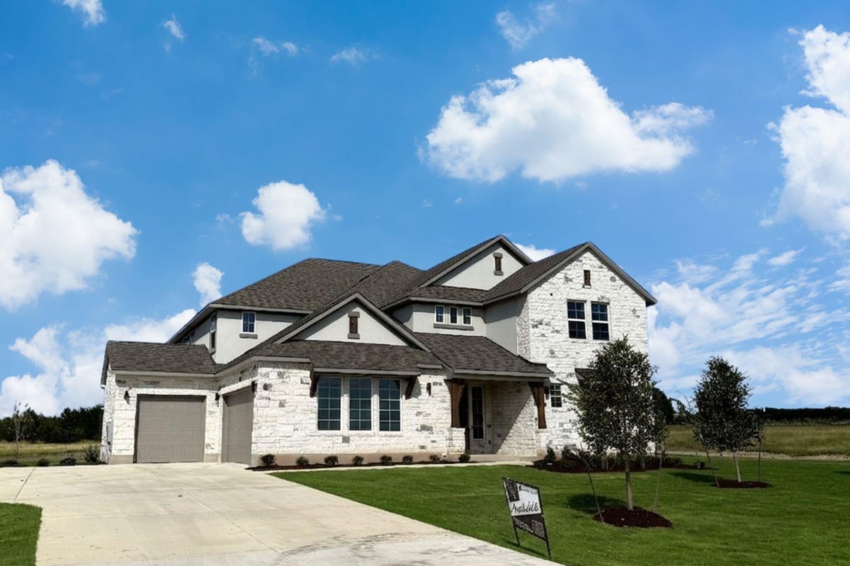 View 1412 Paxton LN in FEATHERGRASS 1412 Paxton LN - front exterior - Luxury home in FEATHERGRASS, Florence, TX