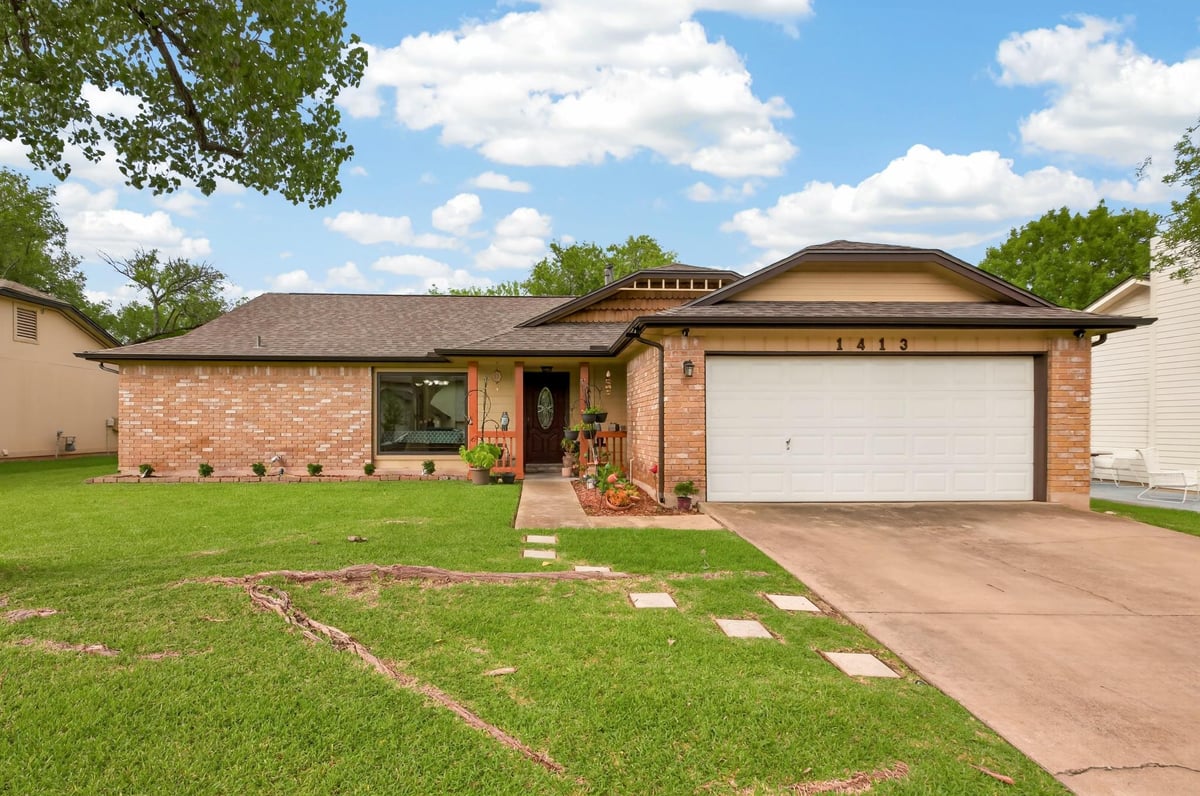 View 1413 Charolais DR in Gracywoods 1413 Charolais DR - front exterior - Luxury home in Gracywoods, Austin, TX