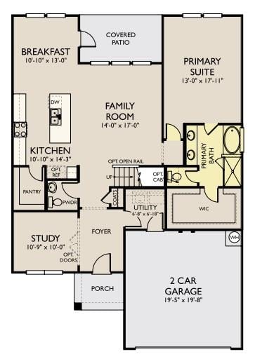 Primary bedroom at 1413 Dog Iron St - 4 bed 3 bath home
