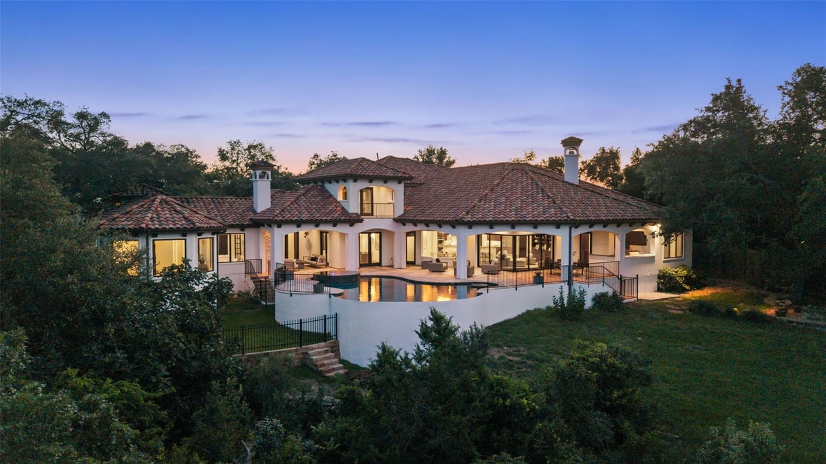 View 1414 The High RD in Westlake Highlands 1414 The High RD - front exterior - Luxury home in Westlake Highlands, Austin, TX