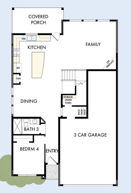 Living area at 1416 Venus Cir Unit #8 - 4 bed 3 bath home