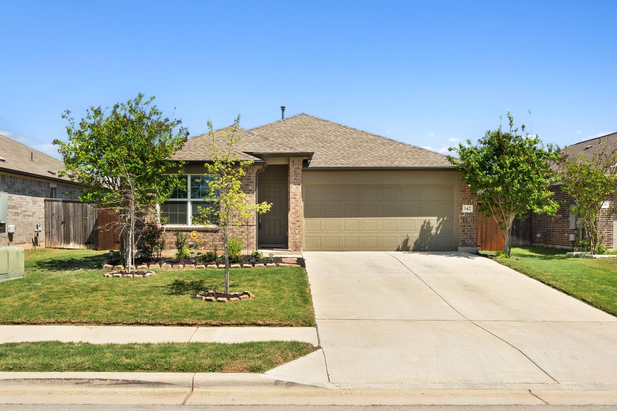 View 142 Esparza Dr in Colony Mud 1A Sec 1 142 Esparza Dr - front exterior - Luxury home in Colony Mud 1A Sec 1, Bastrop, TX