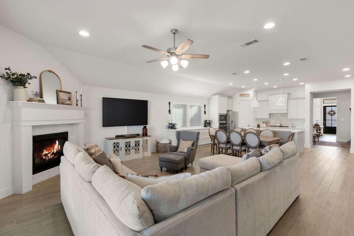 Living area at 142 Palo Pinto Bnd - 4 bed 3 bath home