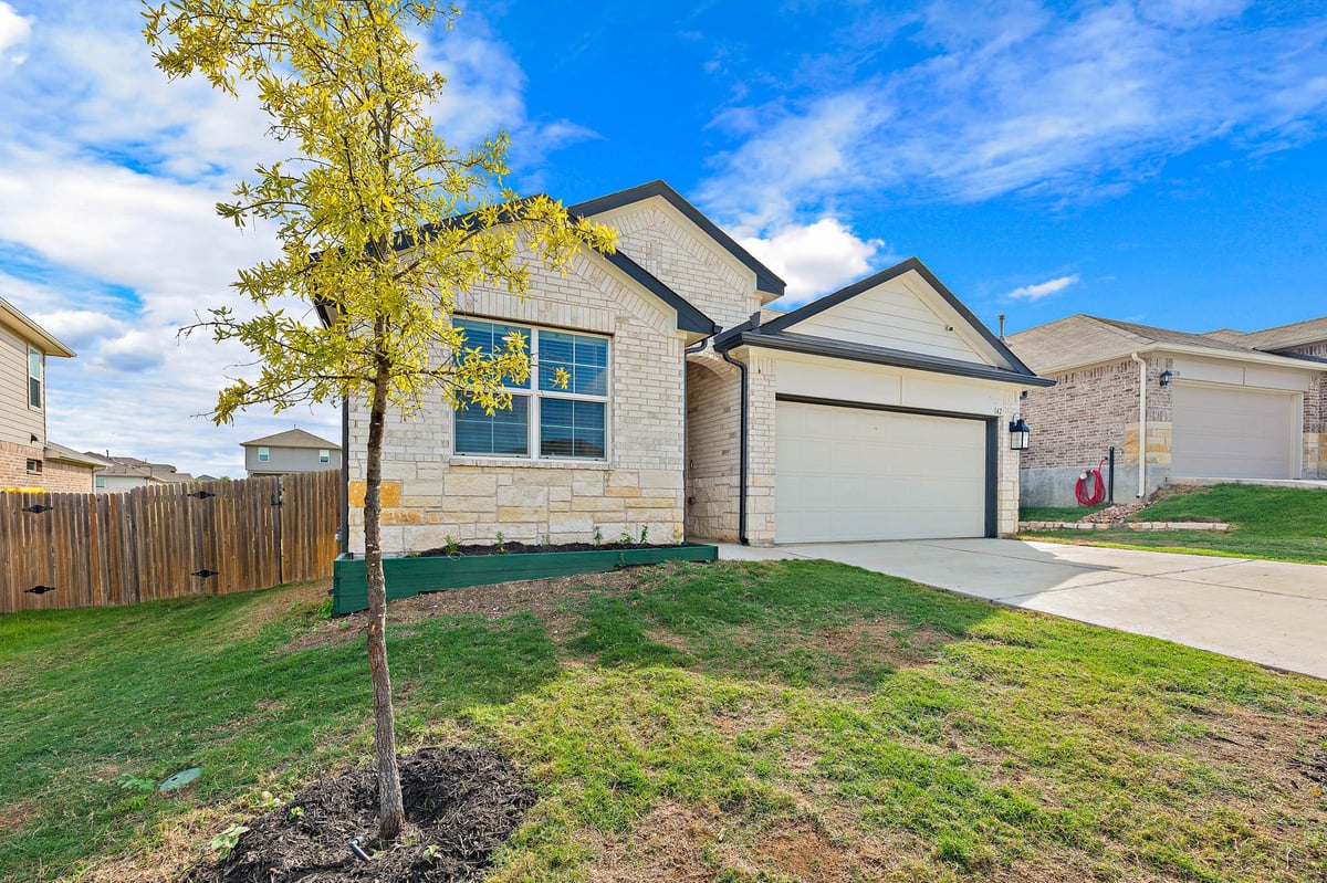 View 142 Solitude DR in WHISPER 142 Solitude DR - front exterior - Luxury home in WHISPER, San Marcos, TX
