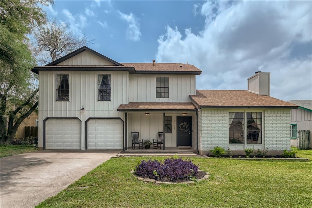 View 1421 Charolais Dr in Gracywoods Sec 05 1421 Charolais Dr - front exterior - Luxury home in Gracywoods Sec 05, Austin, TX