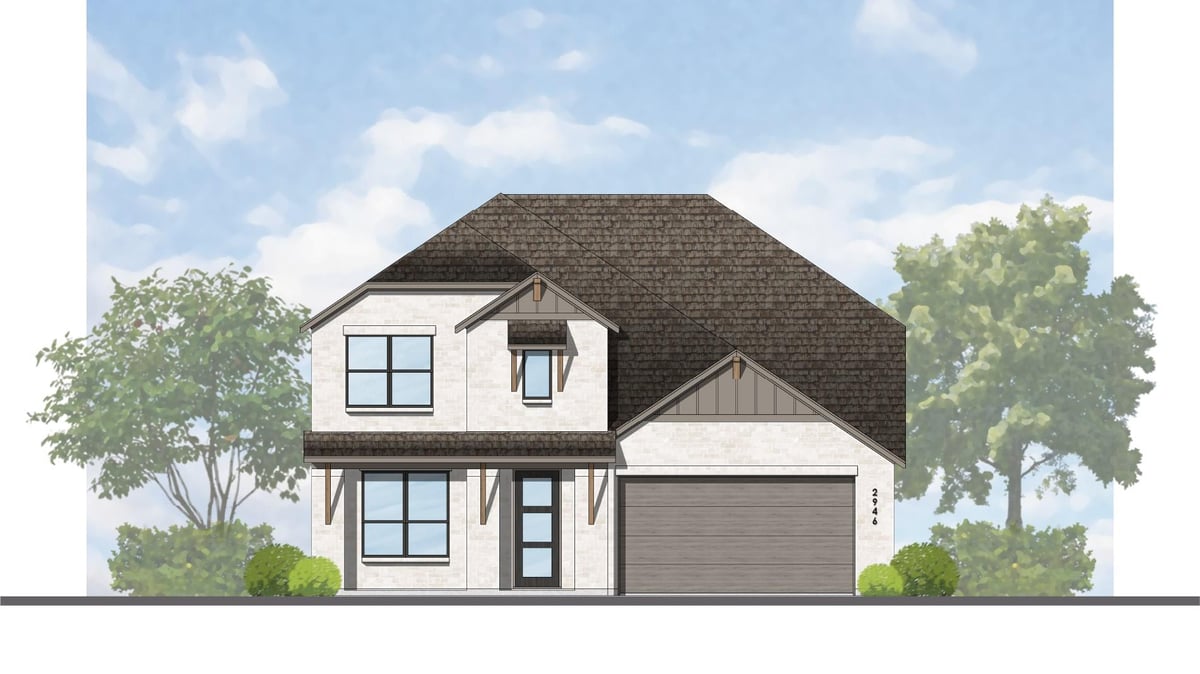 1421 Cypress Paul ST - front exterior - Luxury home in Parkside Peninsula, Georgetown, TX