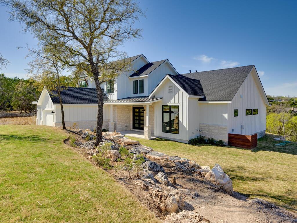 View 14210 Fort Smith Trl in Apache Shores Sec 07 14210 Fort Smith Trl - front exterior - Luxury home in Apache Shores Sec 07, Austin, TX