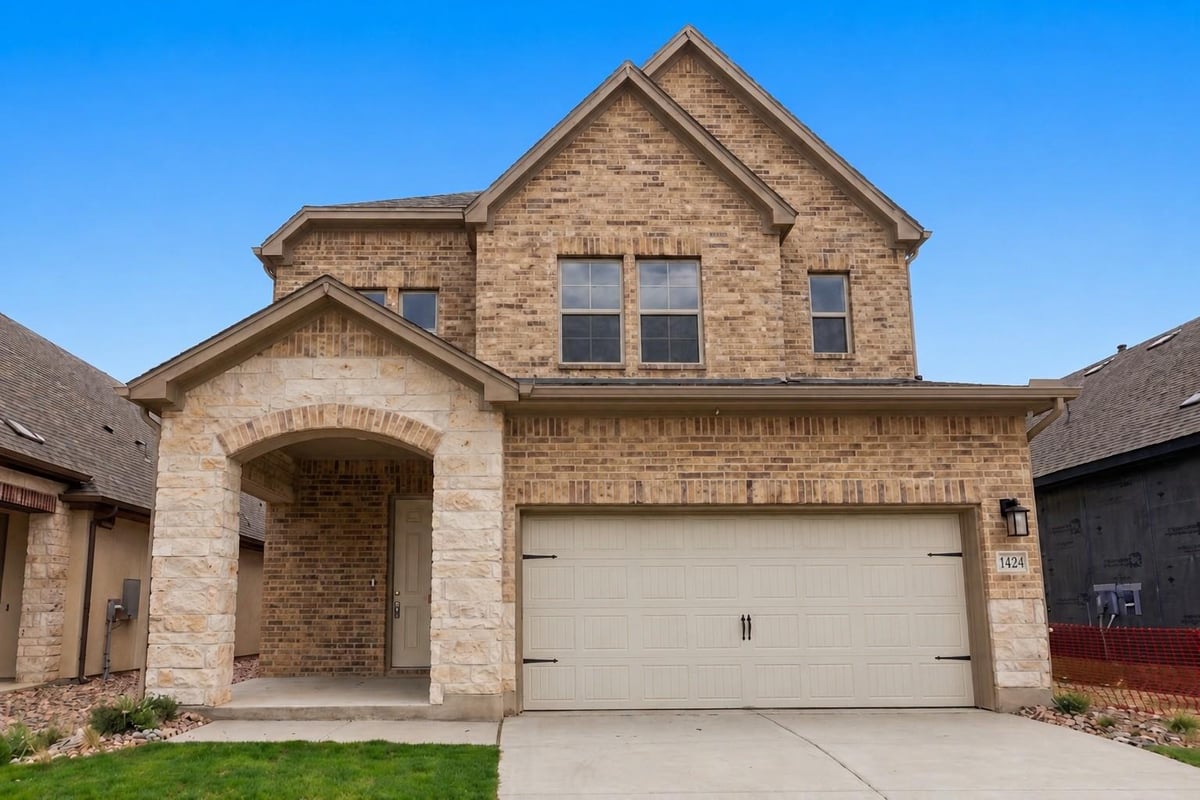 View 1424 South Brook DR in South Brook 1424 South Brook DR - front exterior - Luxury home in South Brook, Leander, TX