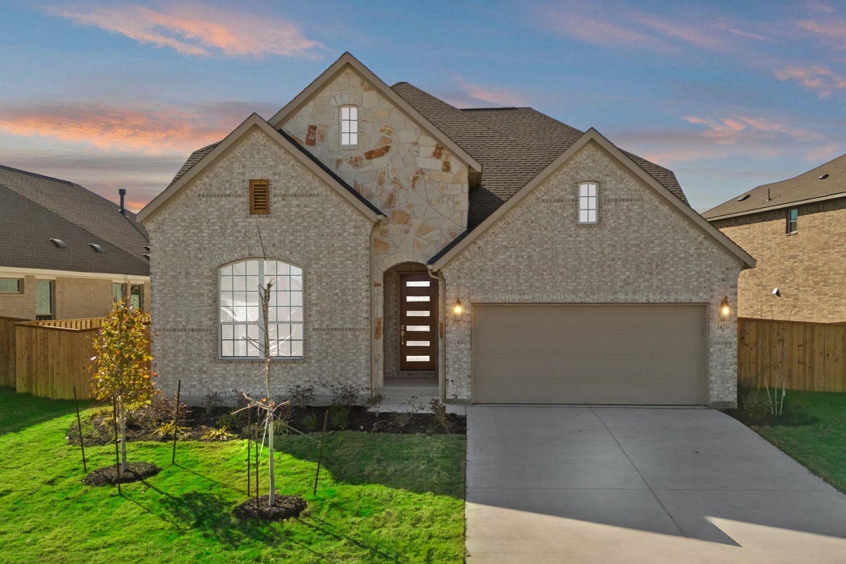 View 1429 Corduroy Ln in Parmer Ranch 1429 Corduroy Ln - front exterior - Luxury home in Parmer Ranch, Georgetown, TX