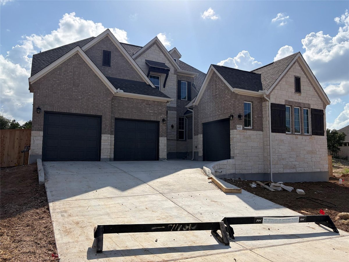 View 143 Big Muhly PASS in La Cima 143 Big Muhly PASS - front exterior - Luxury home in La Cima, San Marcos, TX