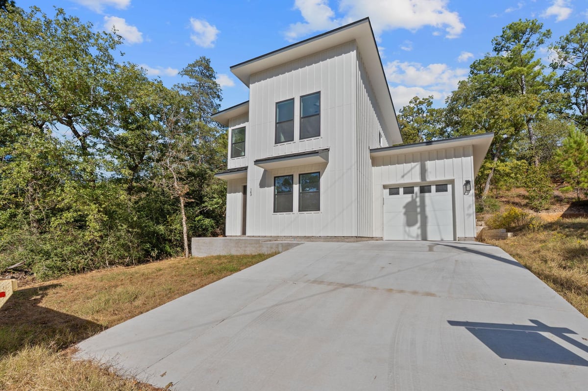 View 143 Onini Ct in Tahitian Village, 143 Onini Ct - front exterior - Luxury home in Tahitian Village,, Bastrop, TX