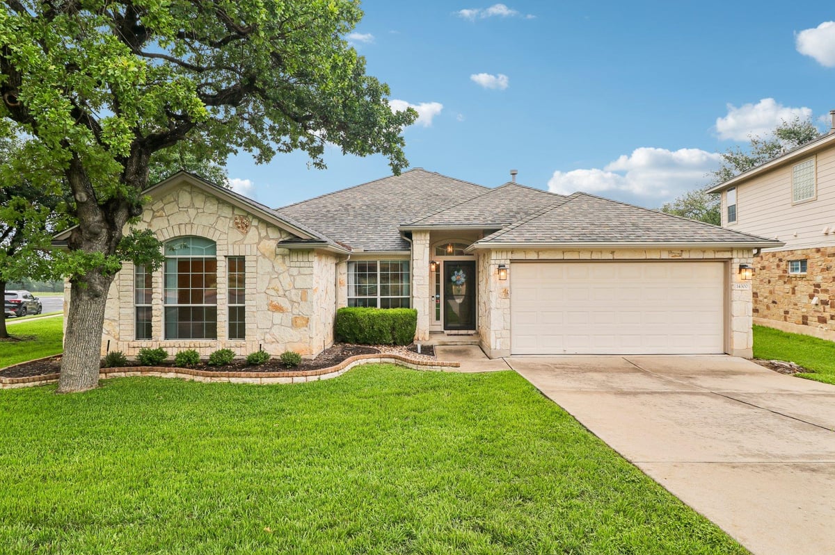 14300 Homestead Village Cir - front exterior - Luxury home in Avery Ranch Far West Ph 01 Sec 05, Austin, TX