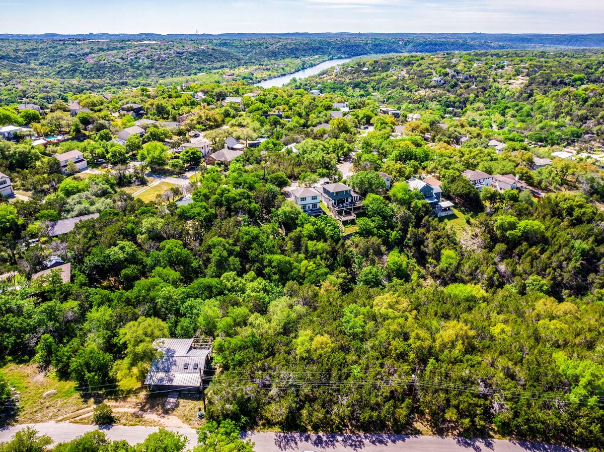 View 14305 Cochise Trl in Apache Shores 01 Instl 14305 Cochise Trl - front exterior - Luxury lot in Apache Shores 01 Instl, Austin, TX