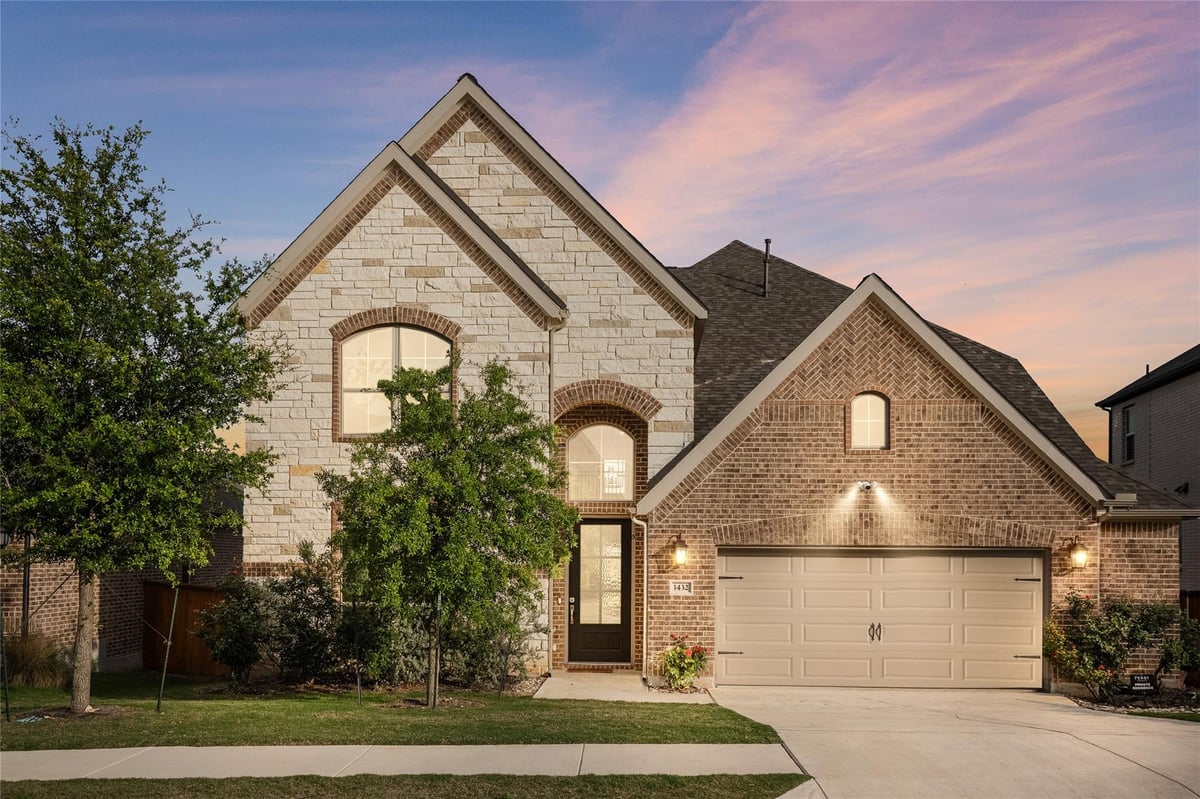 View 1432 Mulberry Oak LN in Parkside on the River 1432 Mulberry Oak LN - front exterior - Luxury home in Parkside on the River, Georgetown, TX