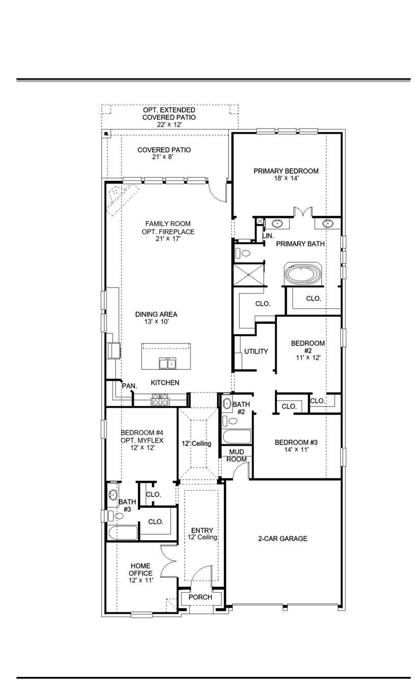 Living area at 1432 Purple Petunia Ln - 4 bed 4 bath home
