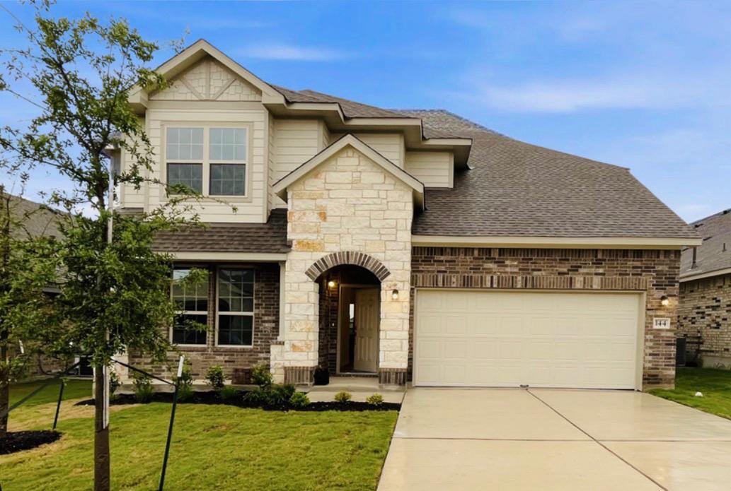 View 144 Falkland St in STAR RANCH 144 Falkland St - front exterior - Luxury home in STAR RANCH, Hutto, TX