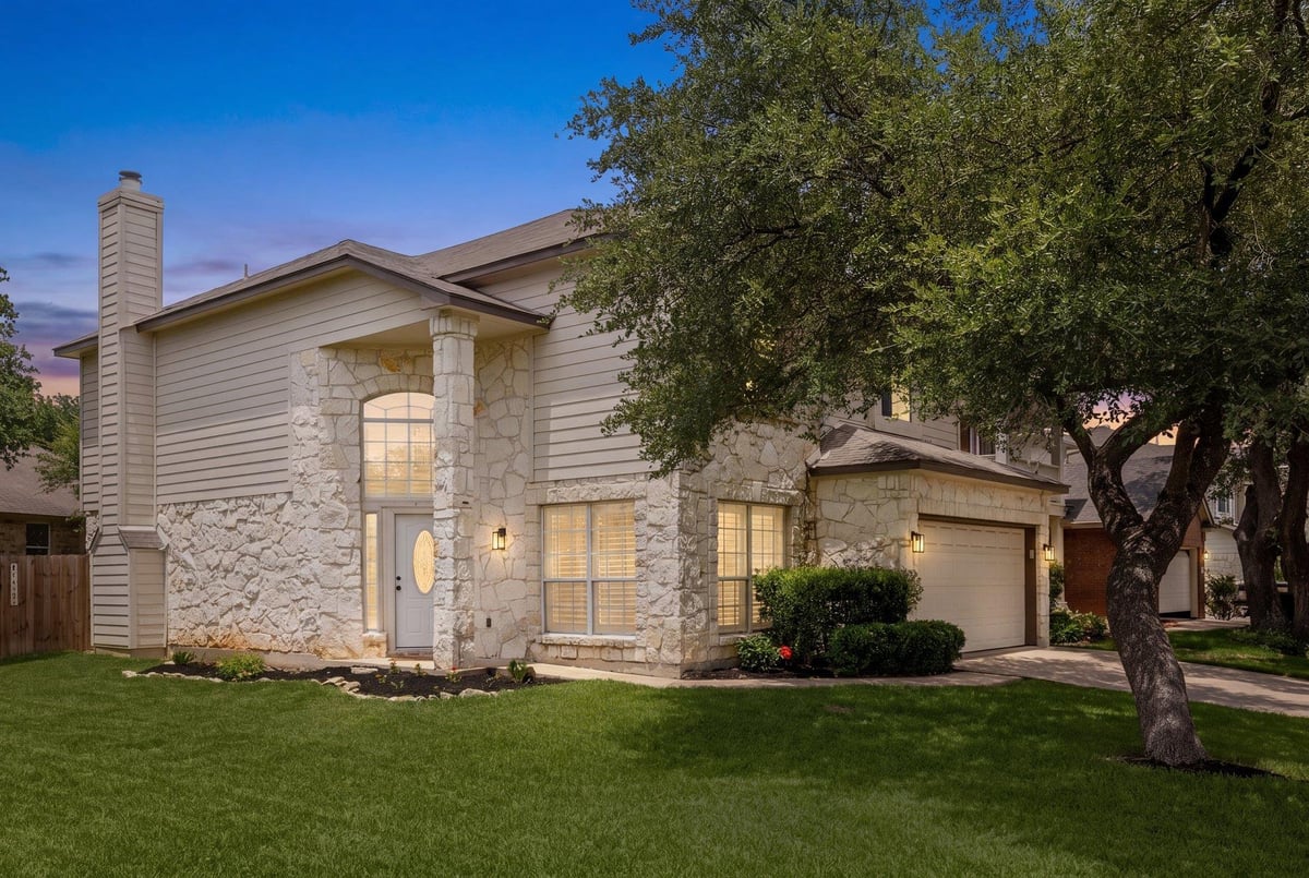 View 14400 Showdown LN in Avery Ranch Far West Ph 01 Sec 05 14400 Showdown LN - front exterior - Luxury home in Avery Ranch Far West Ph 01 Sec 05, Austin, TX