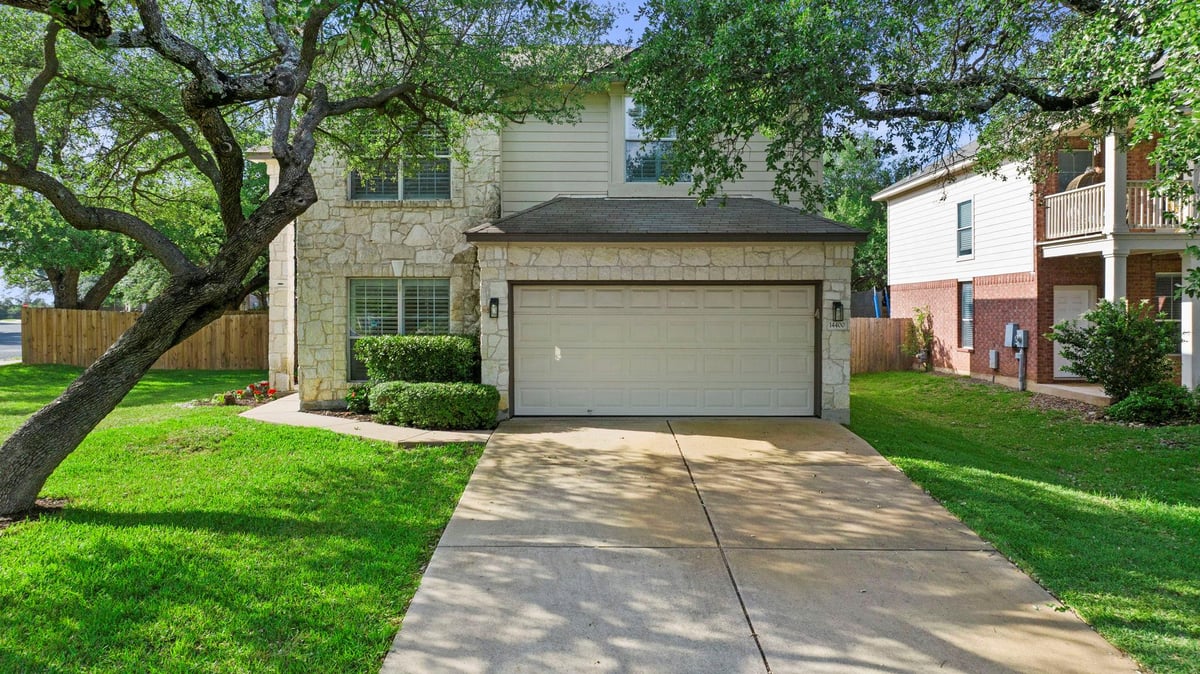 View 14400 Showdown Ln in Avery Ranch Far West Ph 01 Sec 05 14400 Showdown Ln - front exterior - Luxury home in Avery Ranch Far West Ph 01 Sec 05, Austin, TX
