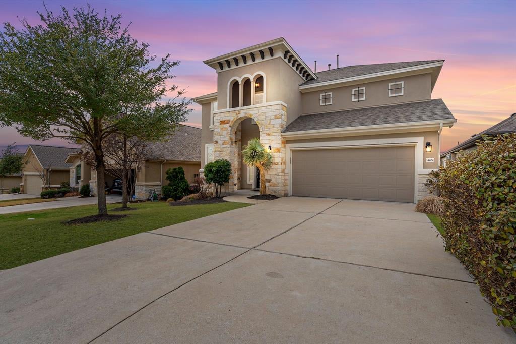 View 14404 Senia Bnd in Ladera 14404 Senia Bnd - front exterior - Luxury home in Ladera, Austin, TX
