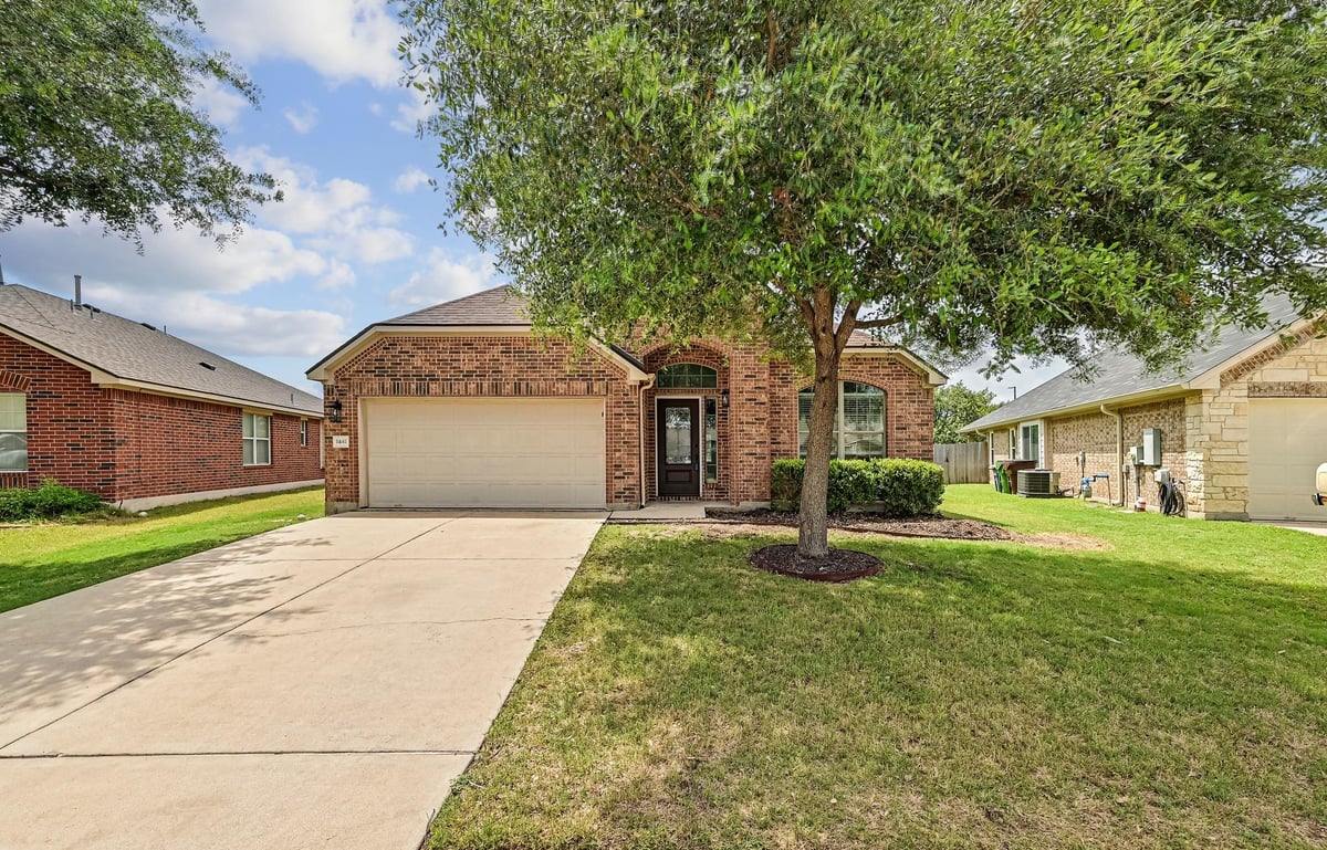 View 1441 Rainbow Parke DR in Rainbow Parke 1441 Rainbow Parke DR - front exterior - Luxury home in Rainbow Parke, Round Rock, TX