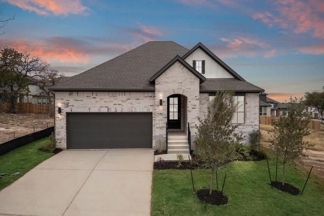 View 1445 Purple Petunia Ln in Parkside on the River 1445 Purple Petunia Ln - front exterior - Luxury home in Parkside on the River, Georgetown, TX