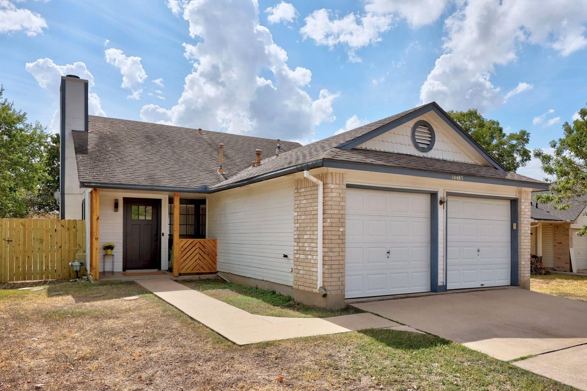 View 14487 Robert I Walker Blvd in Wells Branch Ph D Sec 02 14487 Robert I Walker Blvd - front exterior - Luxury home in Wells Branch Ph D Sec 02, Austin, TX