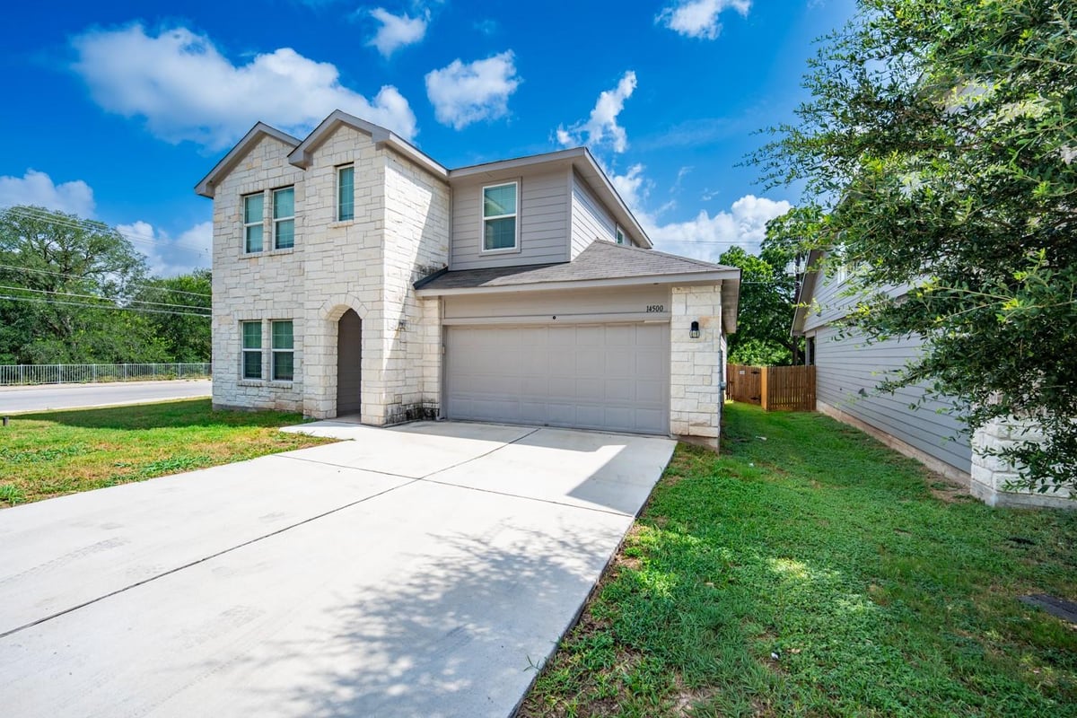View 14500 Fitzgibbon DR in Austins Colony Ph 02 14500 Fitzgibbon DR - front exterior - Luxury home in Austins Colony Ph 02, Austin, TX