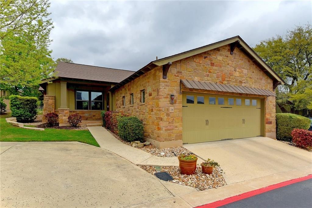 View 14501 Falcon Head BLVD Unit #28 in Falcon Head 14501 Falcon Head BLVD Unit #28 - front exterior - Luxury home in Falcon Head, Austin, TX