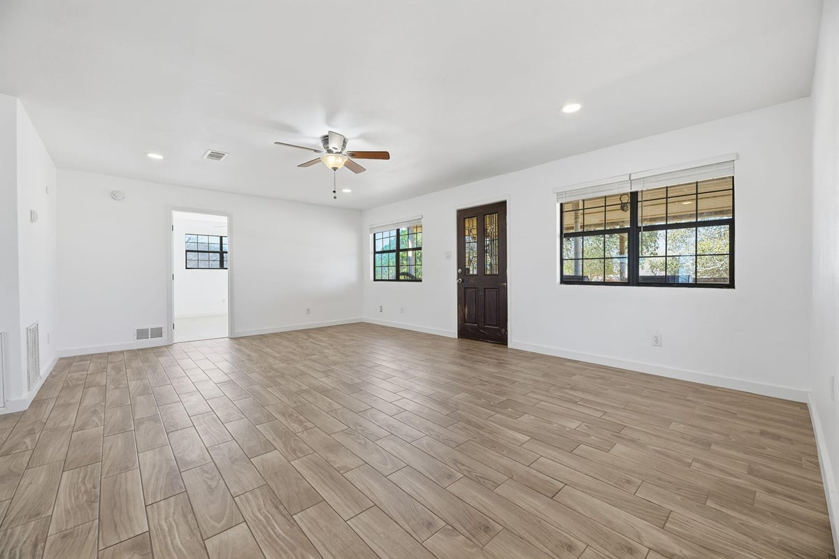 View 1451 FM 20 1451 FM 20 - front exterior - Luxury home in Bastrop, TX