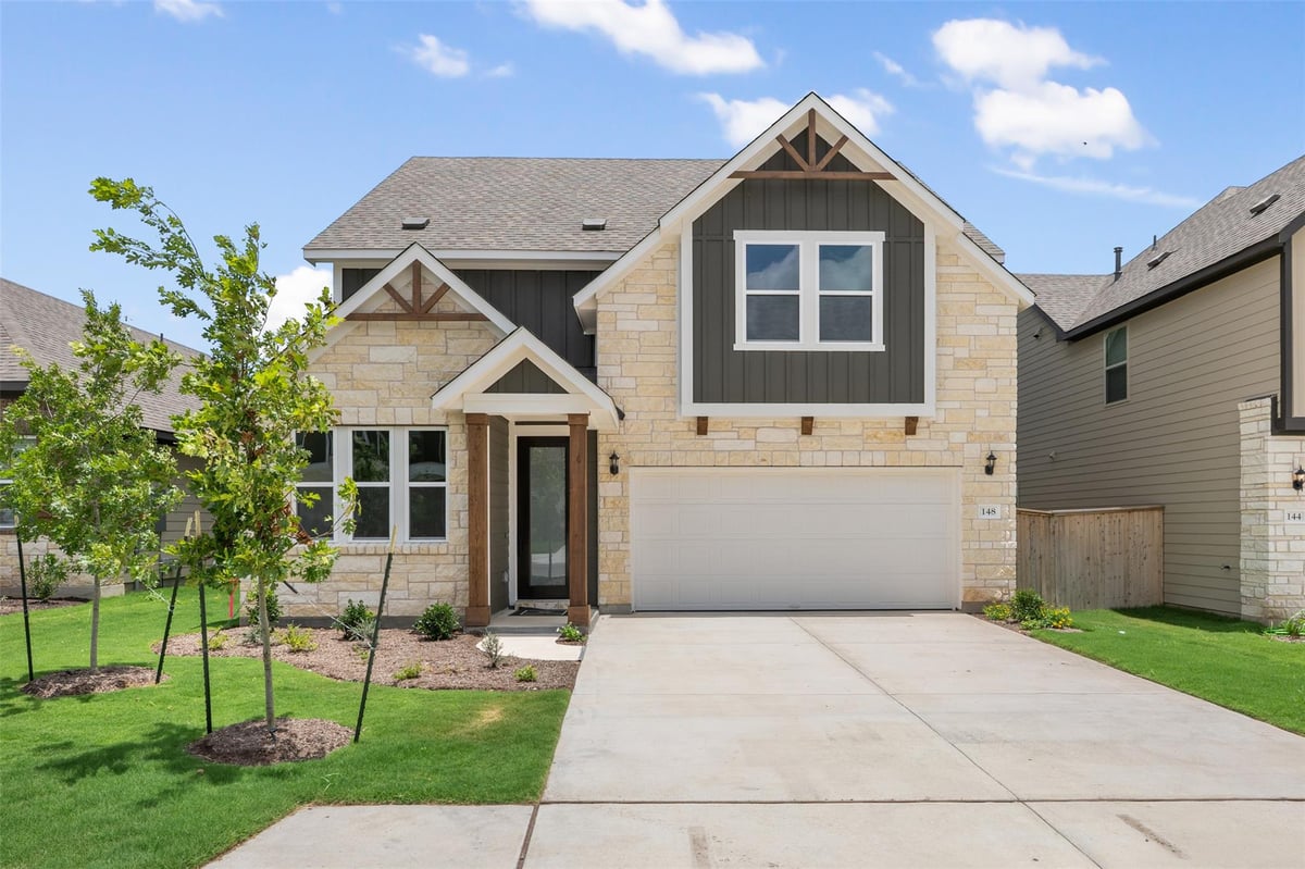 148 Jans WAY - front exterior - Luxury home in Patterson Ranch, Georgetown, TX