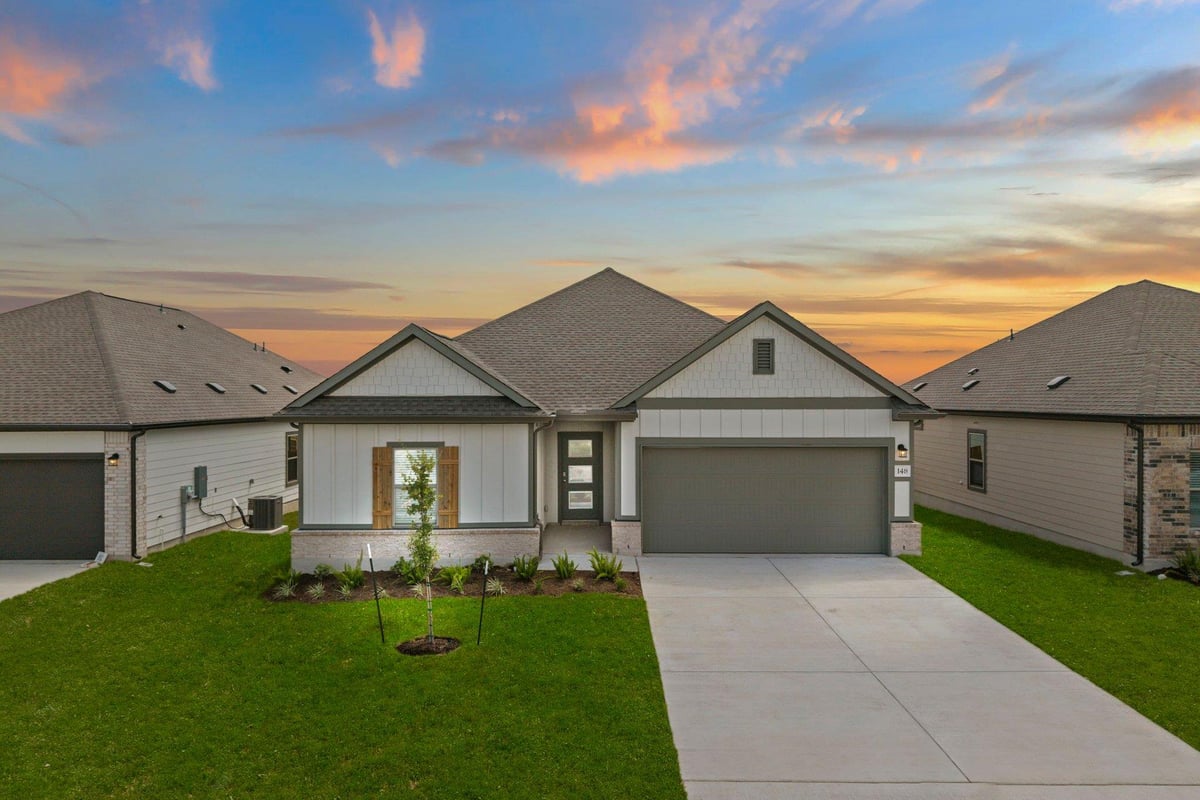 View 148 Wind Hill in Eastern Wells 148 Wind Hill - front exterior - Luxury home in Eastern Wells, Jarrell, TX