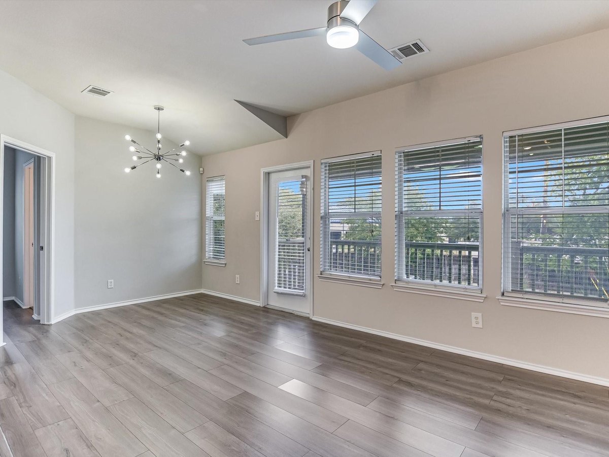 Kitchen at 1481 E Old Settlers Blvd Unit #1801 - 2 bed 2 bath home