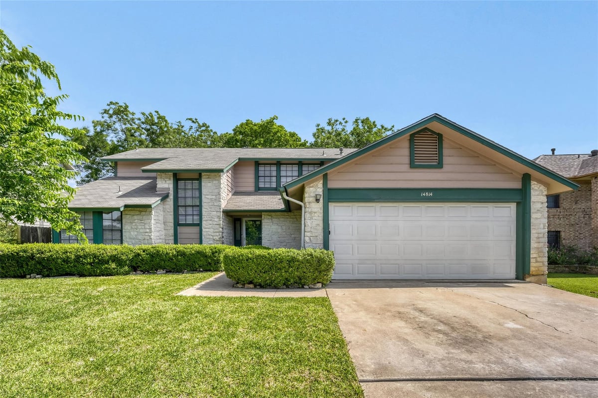 View 14814 Endicott DR in Wells Branch Ph G 14814 Endicott DR - front exterior - Luxury home in Wells Branch Ph G, Austin, TX
