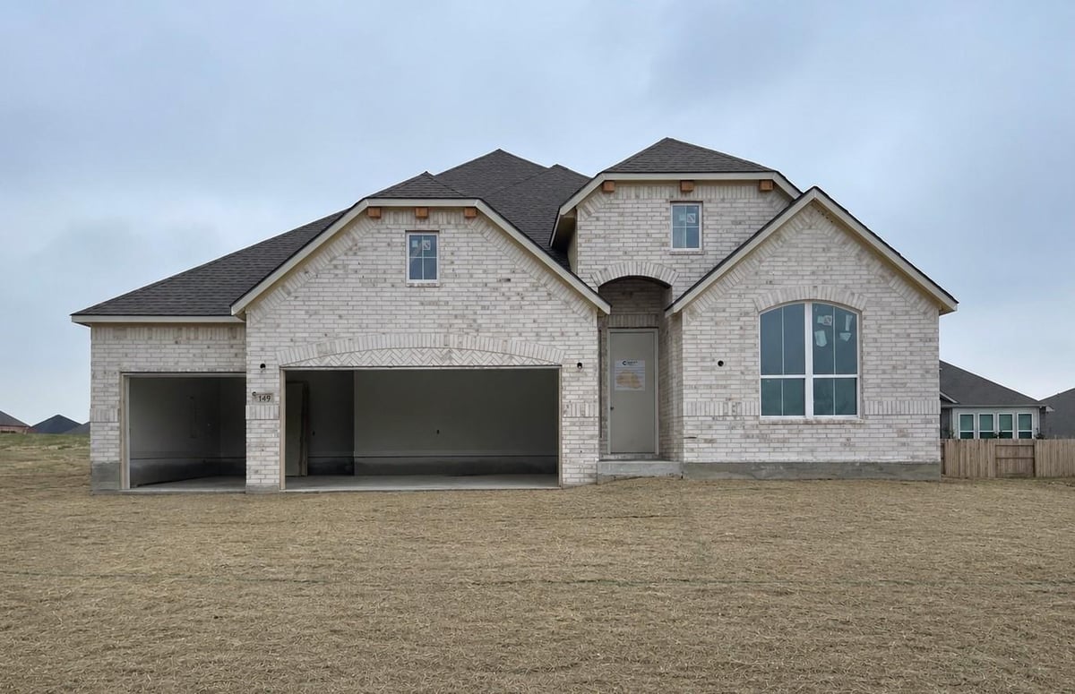 View 149 Kapok St in Sunfield 149 Kapok St - front exterior - Luxury home in Sunfield, Buda, TX