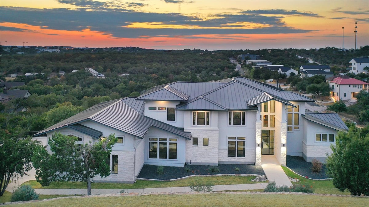 View 14900 Copper Ridge Ln in Canyons At Lake Travis 14900 Copper Ridge Ln - front exterior - Luxury home in Canyons At Lake Travis, Austin, TX