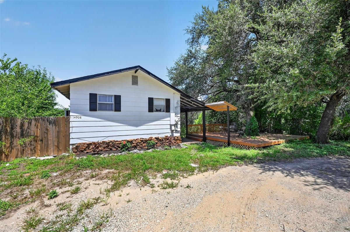 14908 Running Deer TRL - front exterior - Luxury home in Apache Shores Sec 05, Austin, TX