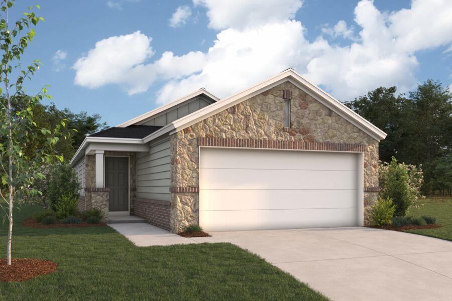 View 150 Heritage Forest Pkwy in Heritage 150 Heritage Forest Pkwy - front exterior - Luxury home in Heritage, Dripping Springs, TX