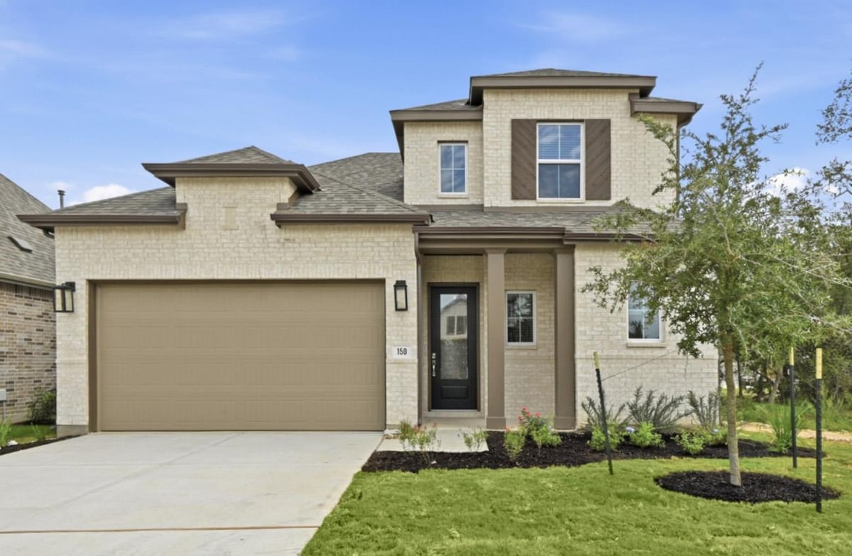 View 150 High Rock PASS in 6 Creeks at Waterridge 150 High Rock PASS - front exterior - Luxury home in 6 Creeks at Waterridge, Kyle, TX