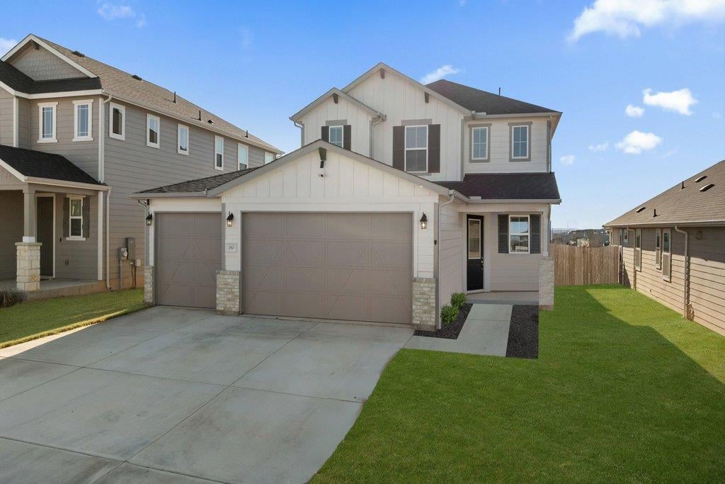 View 150 Seattle Slew Dr in Calumet 150 Seattle Slew Dr - front exterior - Luxury home in Calumet, Jarrell, TX