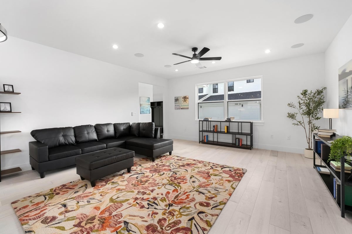 Primary bedroom at 1500 Sylvan Glade Unit #1B - 4 bed 3 bath home