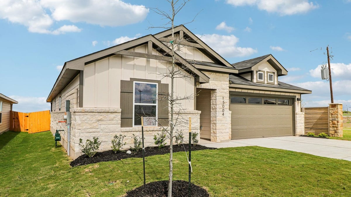 View 15004 MONARCH RANCH Dr in MONARCH RANCH 15004 MONARCH RANCH Dr - front exterior - Luxury home in MONARCH RANCH, Manor, TX